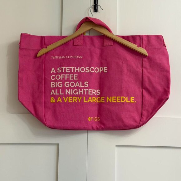 Figs A Very Large Needle Tote in F*ing Pink - Picture 6 of 7
